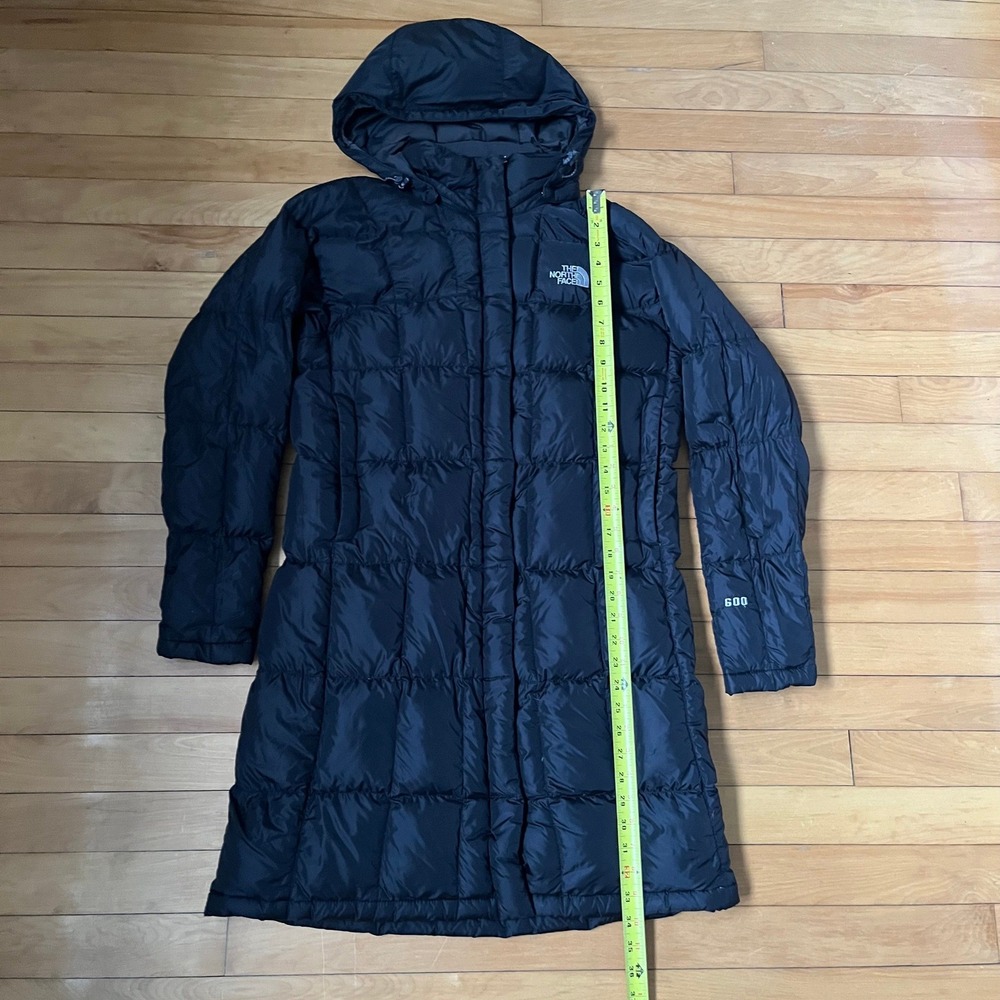 The North Face Metropolis Parka Black 600 Fill Down Quilted Puffer Jacket Women - Picture 4 of 6